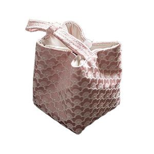 Embroidered Cloth Handbag Teaware Tea Tools Storage Bag, Portable Drawstring :>